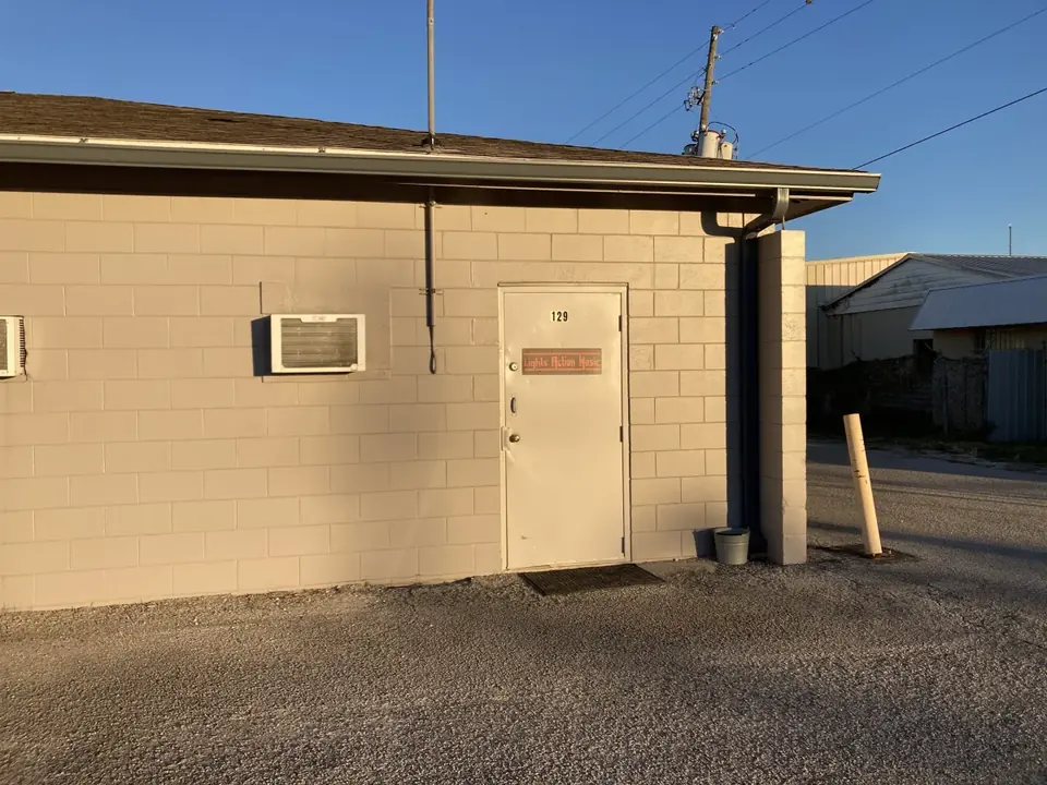 Entrance to Lights, Action, Music Studios in Longwood, FL